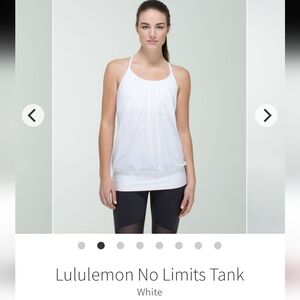 lululemon athletica No Limits Tank in White